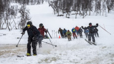 Koridningen blev till ett Chinese Downhill