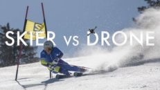 Skidåkare vs Drönare