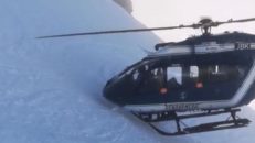 Gastkramande helikoptermanöver i franska Alperna