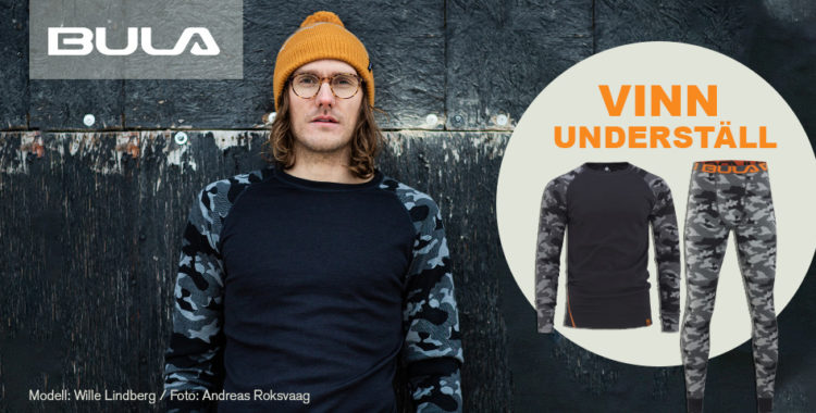 Nu kan du vinna ett camo underställ i merino från Bula.