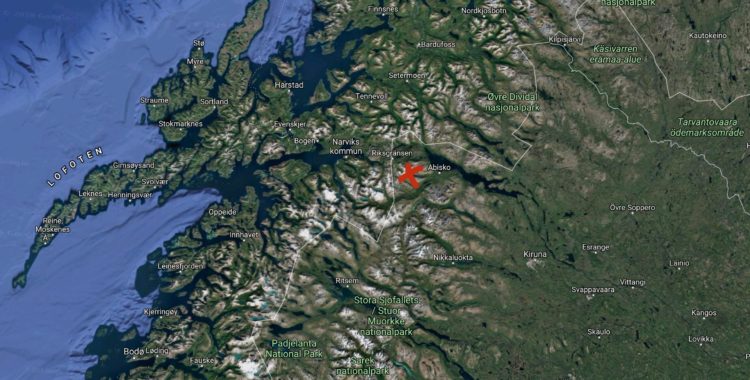 Heliskiolycka i Kårsavagge, Abiskofjällen. En bergsguide omkom i freddags.