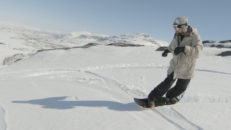 Snowskate-kungen Eddie glider vidare