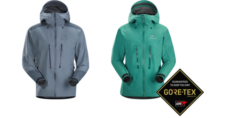 Arc'teryx skidjacka Alpha med Gore-Tex ligger i vinstpotten.