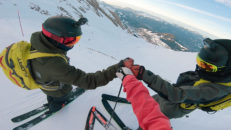 Nisse Wersén & Co går loss på Candide Thovex hemmaberg