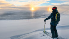 Bitande och bra topptur i Kittelfjäll