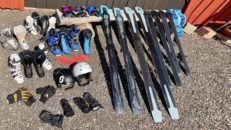 Sommarvila för skidor och skidprylar