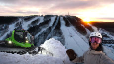 Kungsberget: pistmaskiner, snö och premiärhelg