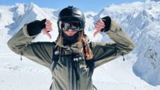 Två svenskar snubblade på mållinjen till Freeride World Tour
