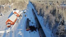 Ingen trafik på Inlandsbanan med Snötåget i vinter