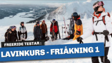 Video: Freeride testar att gå en lavinkurs