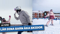 10 tips på hur du lär dina barn att åka skidor