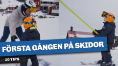 10 tips när ditt barn ska åka skidor första gången