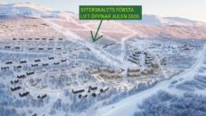 Klart att första liften till Hemavans nya skidområde byggs