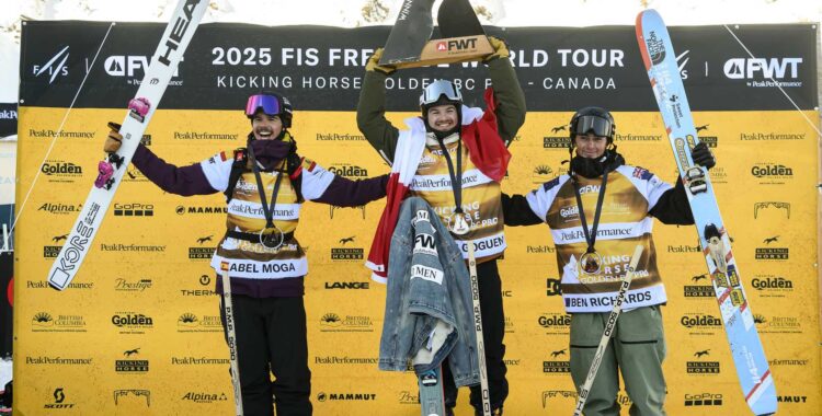 Herrarnas prispall under FWTs stopp i Kicking Horse