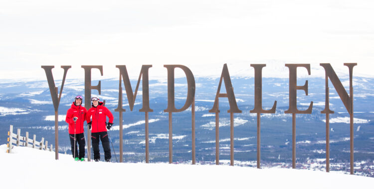 Anders Lundqvist, Destinationschef SkiStar Vemdalen samt Stefan Sjöstrand, VD SkiStar