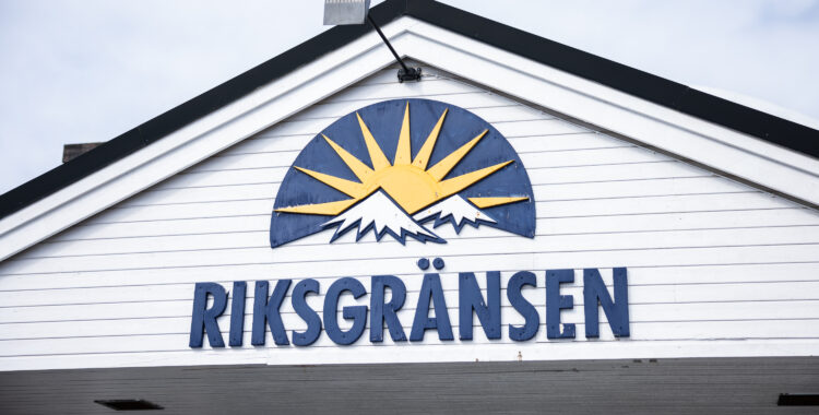Riksgränsen.