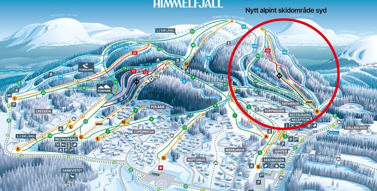 Idre Himmelfjäll bygger sju nya nedfarter och expresslift