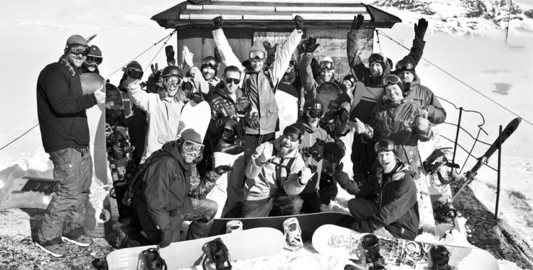 Gänghäng på allra högsta nivå under Riks Banked Slalom. På gränsen till för kul. 