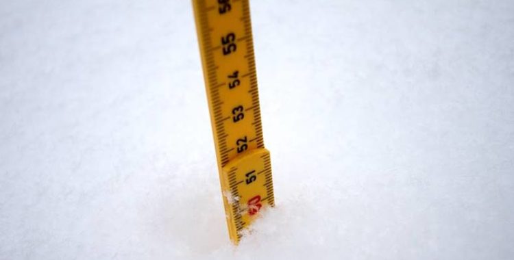 Snödjup i Sverige