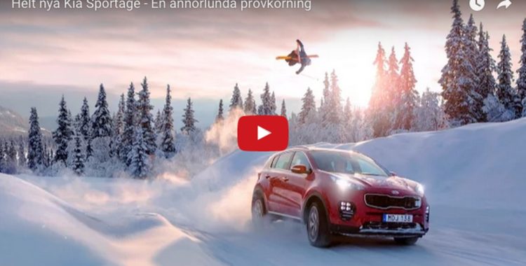 Oscar Wester och nya KIA Sportage
